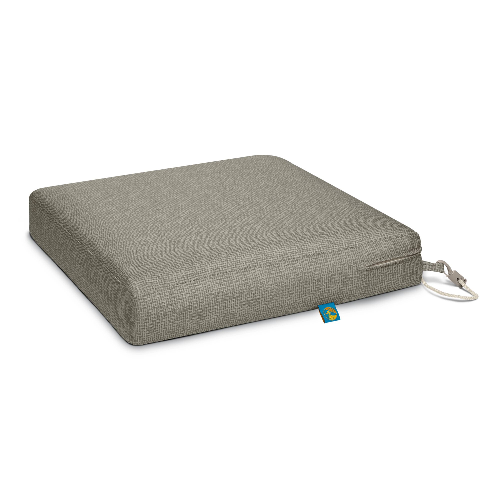 Classic Accessories DuckCovers Weekend Weatherproof Outdoor Dining Seat Cushion — Moon Rock, Model# CMRCH19193